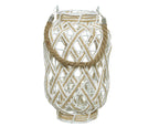 Rope handled lantern (30cmH)