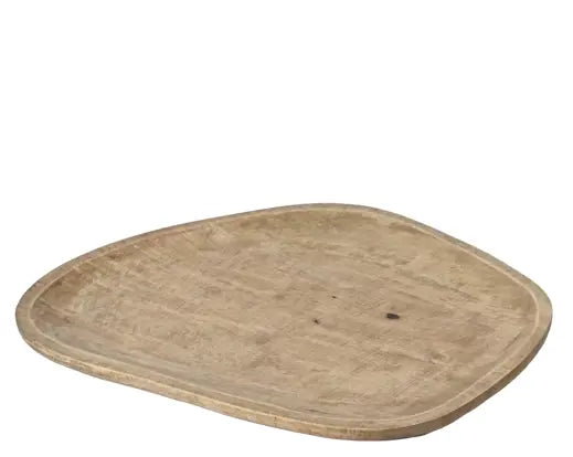 :arge curvey mangowood platter