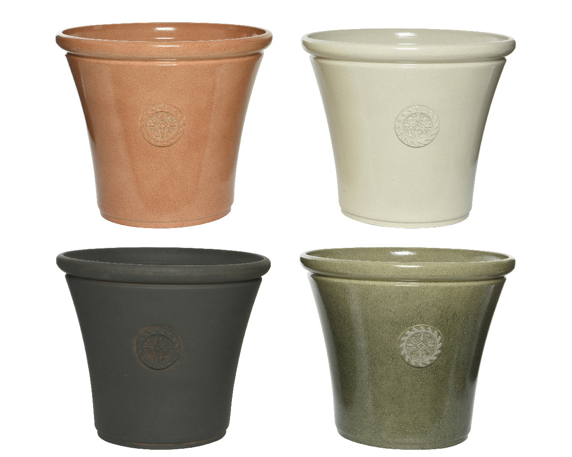 Sarah polystone outdoor planter