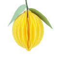 Honeycomb paper lemon hanging dec