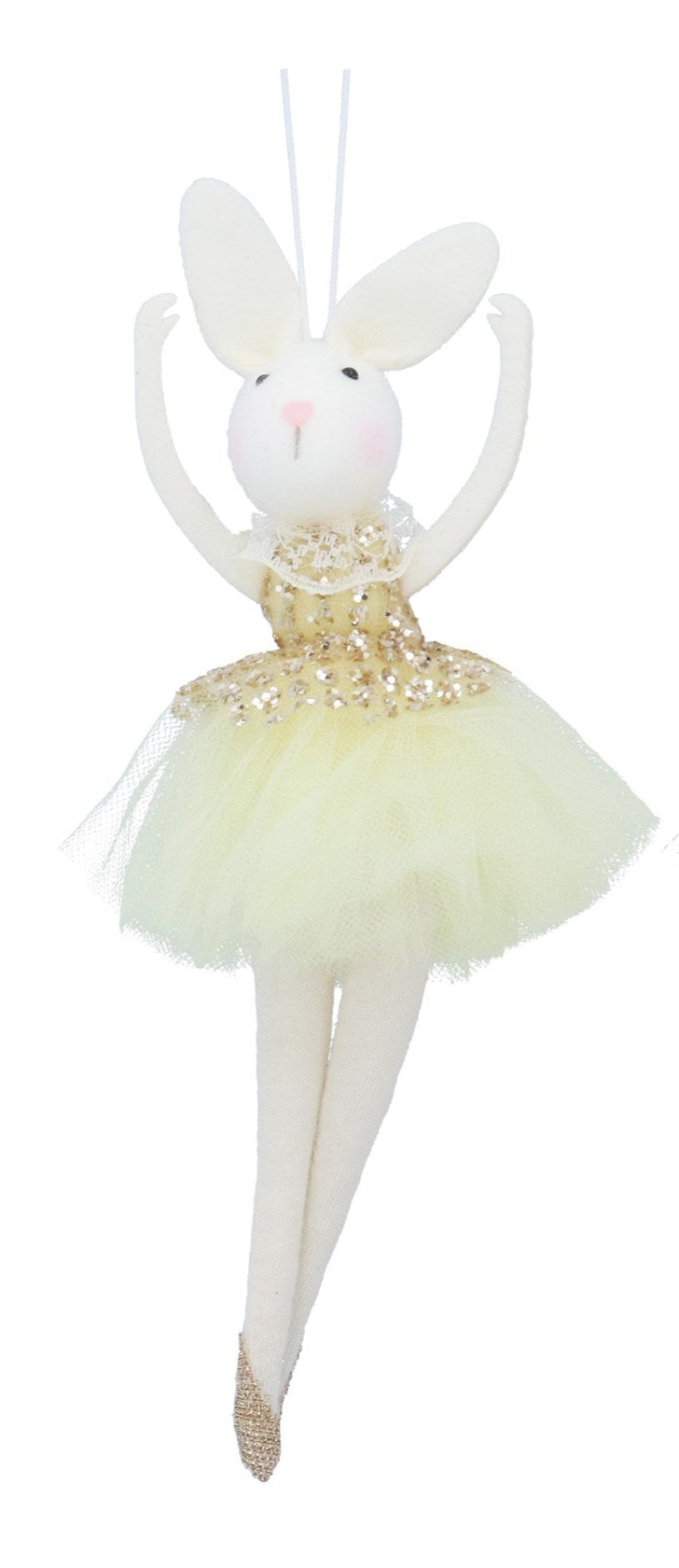 Pastel ballerina bunny hanging dec