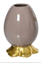 Egg shaped vases