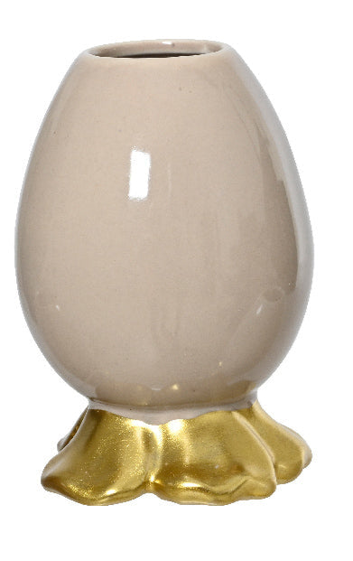 Egg shaped vases