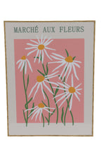 Pink toned French-style framed prints