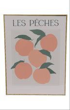 Pink toned French-style framed prints