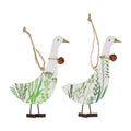 Wood goose dec 10cm - Spring hedgerow