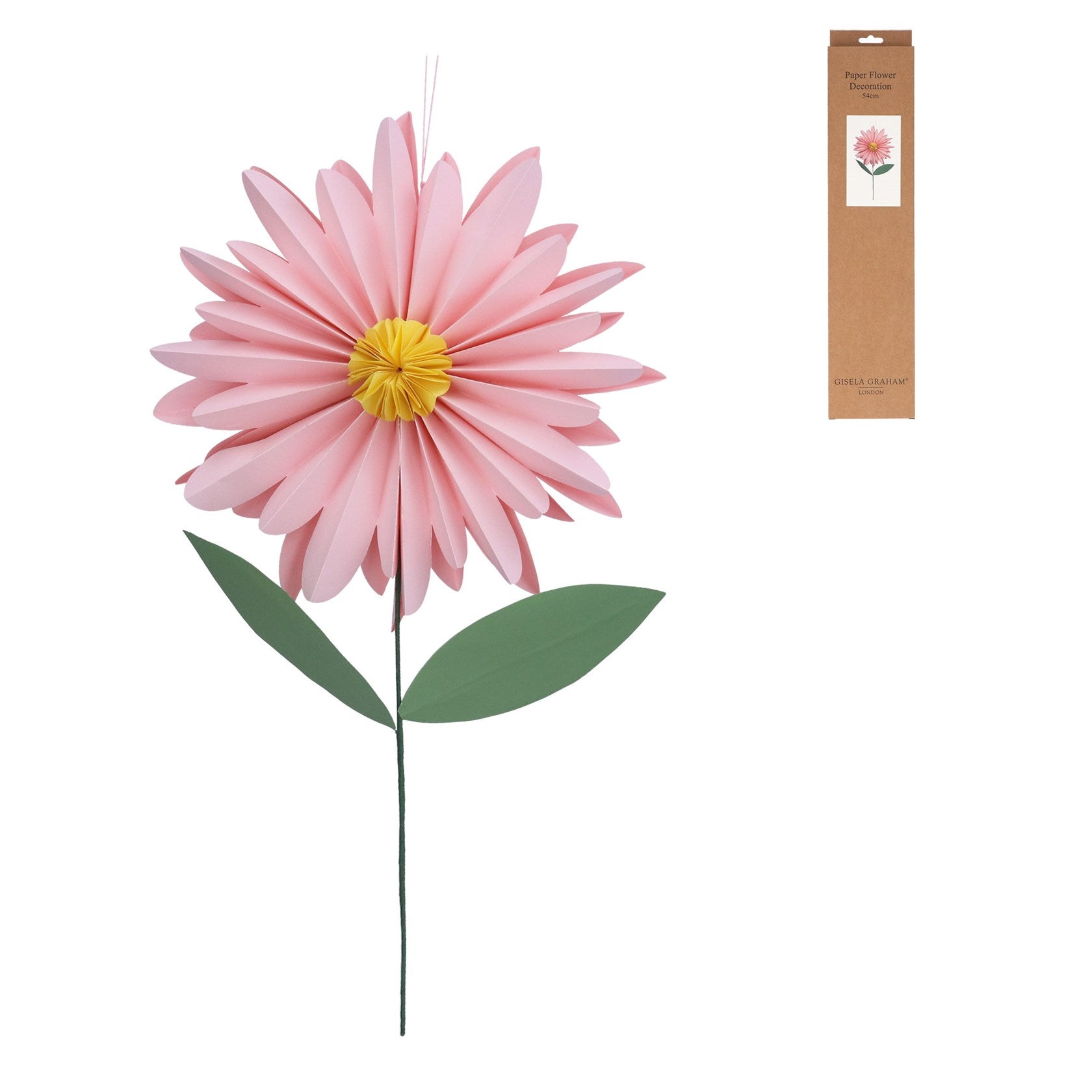 Paper flower stem (Large)  - Pink