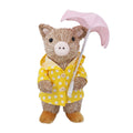 Bristle pig with umbrella (26cm)