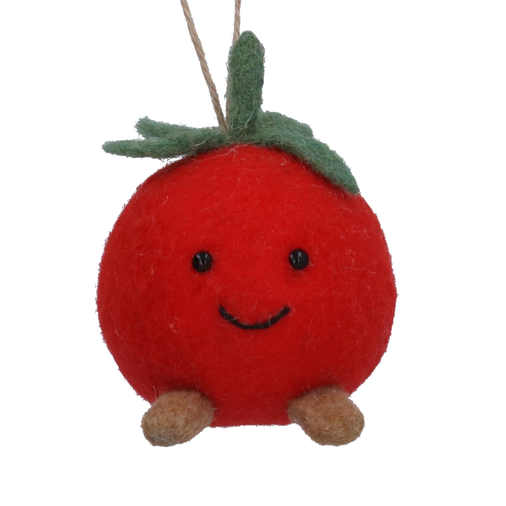 Mixed wool fruit & veg dec - Tomato