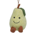 Mixed wool fruit & veg dec - Pear