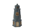 Blue porcelain lighthouse ornament