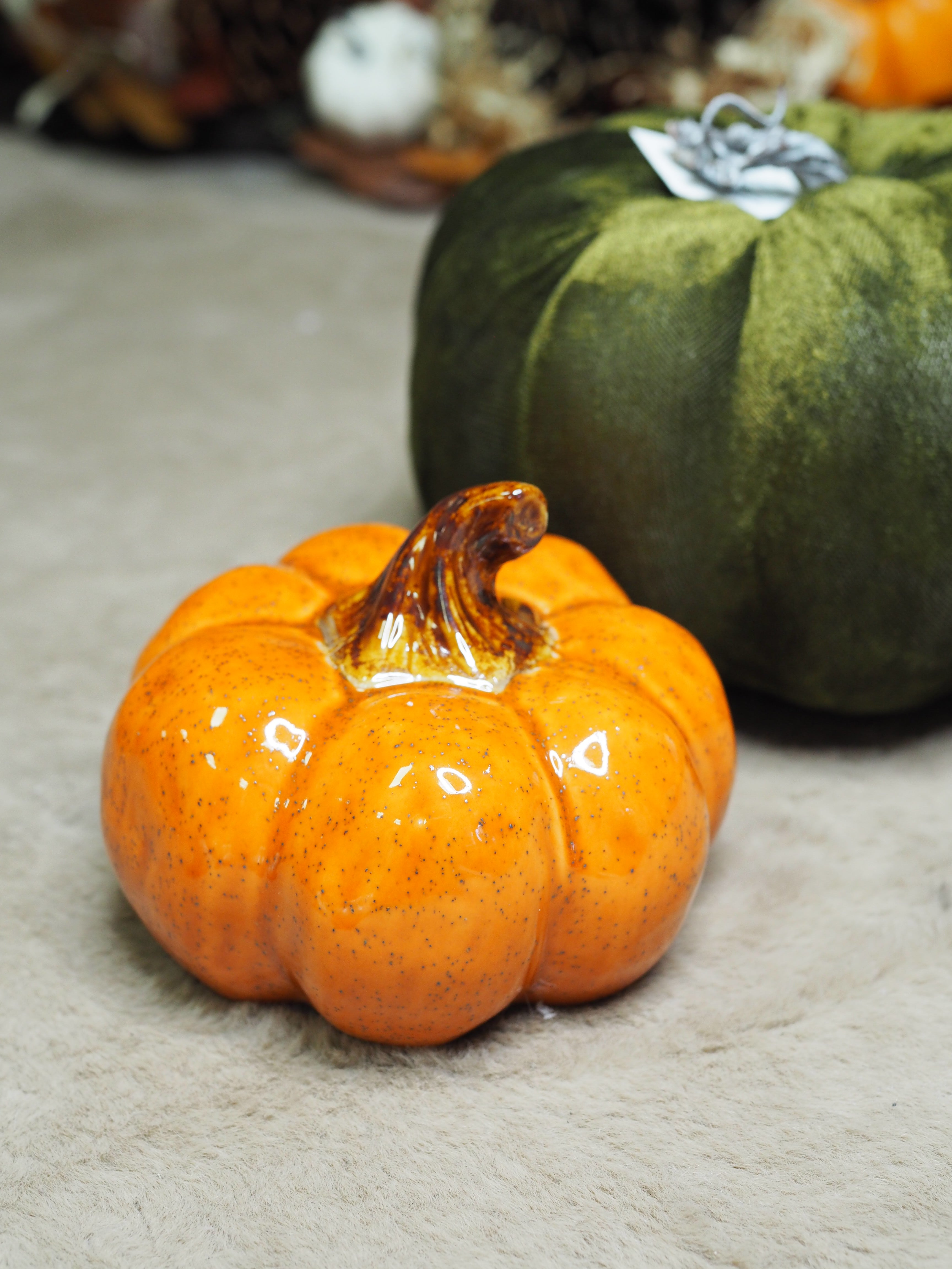 Porcelain orange squash
