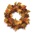 Autumn cone and berry wreath