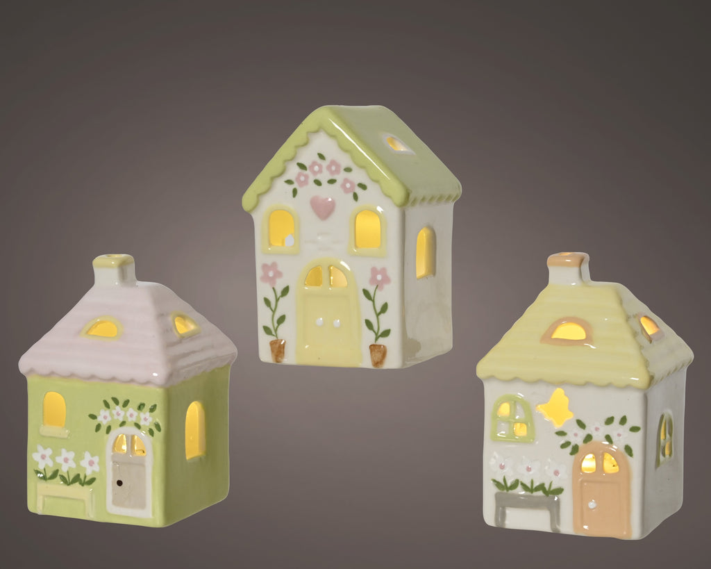 Light up mini battery operated house