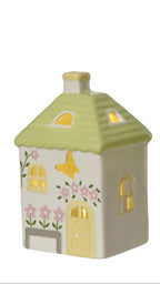 Light up porcelain houses