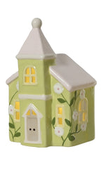 Light up porcelain houses