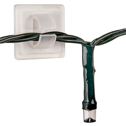 24 mini cable clips with adhesive pads