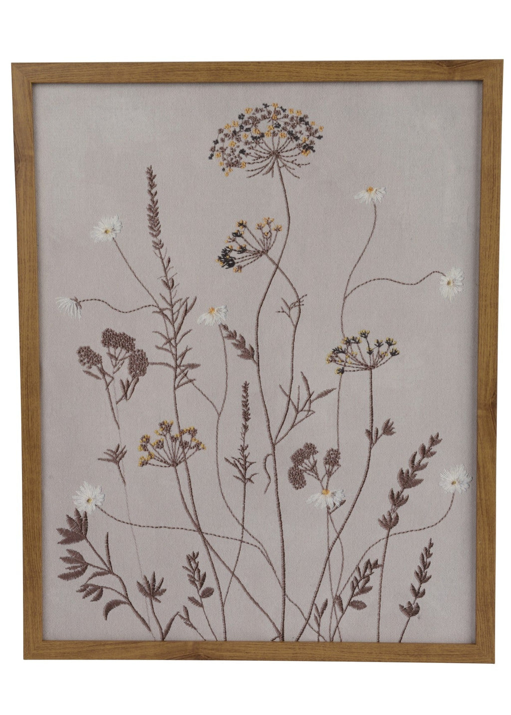 Two framed botanical wall art pieces on a white background