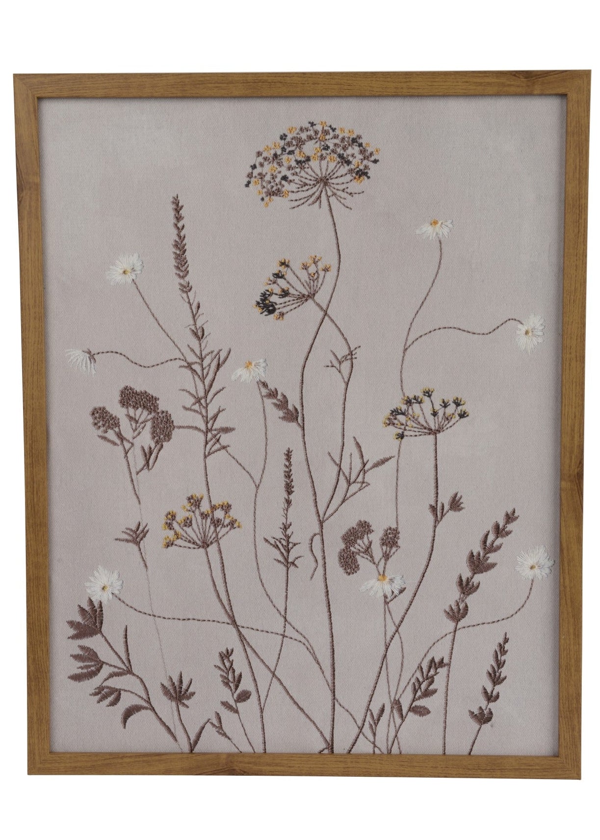 Two framed botanical wall art pieces on a white background