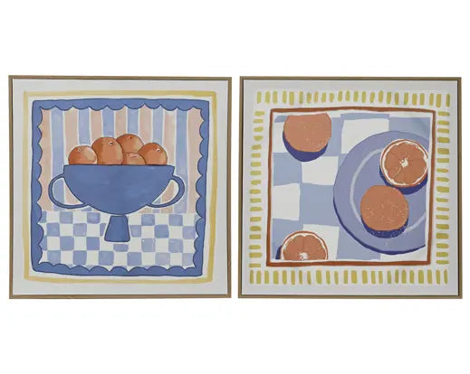 Fresh Oranges canvas wall art