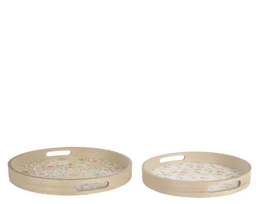 Tulip print trays