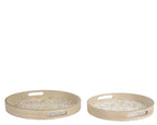 Tulip print trays