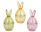 Colour glass bunny jar