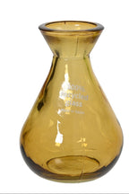 Coloured glass bud vase