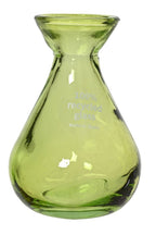Coloured glass bud vase