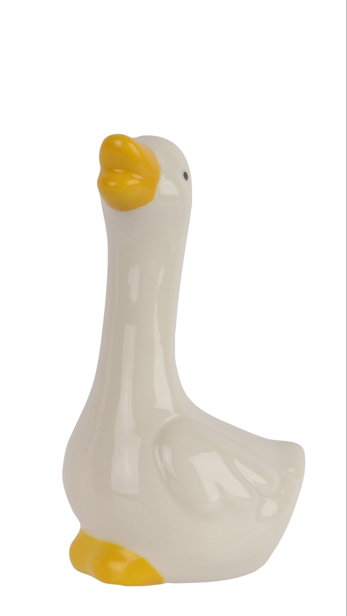 Porcelain goose ornament (12cmH)