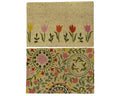 Spring time floral doormat