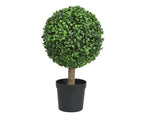 Boxwood faux potted plant