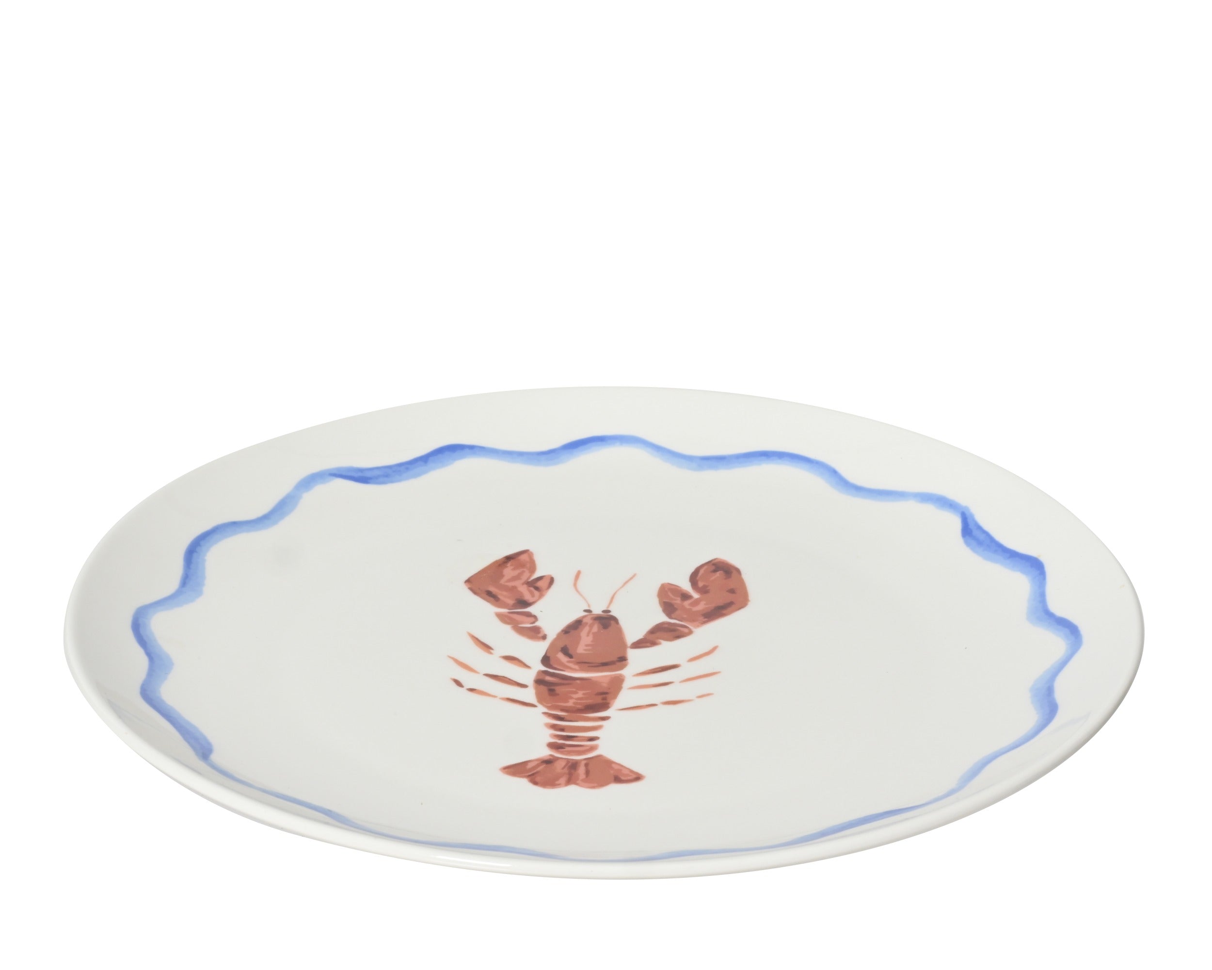 Porcelain lobster plate