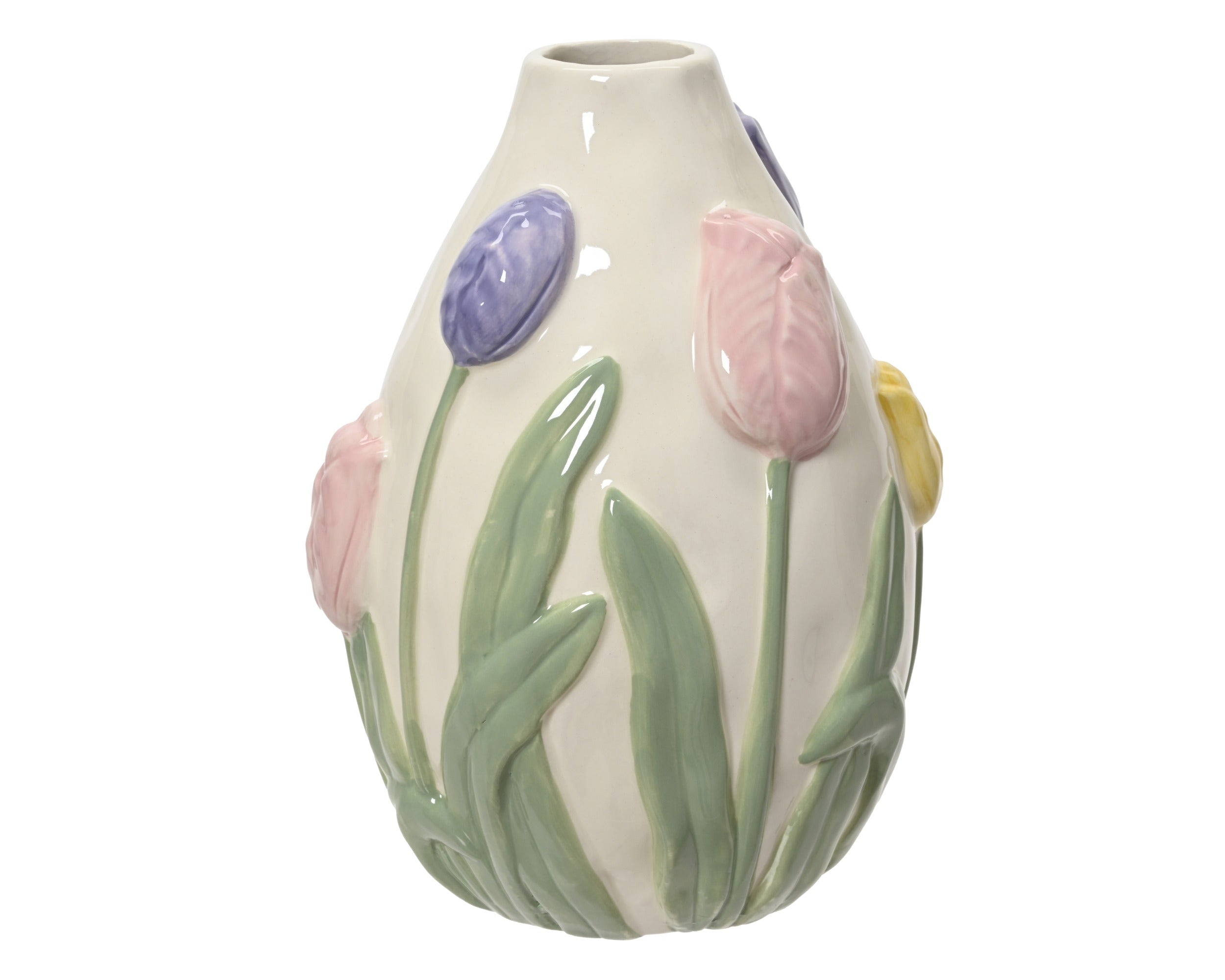 Glazed tulip vase (Tall)
