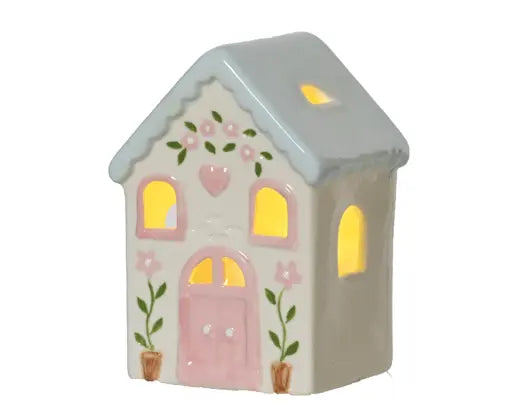 Light up mini battery operated house