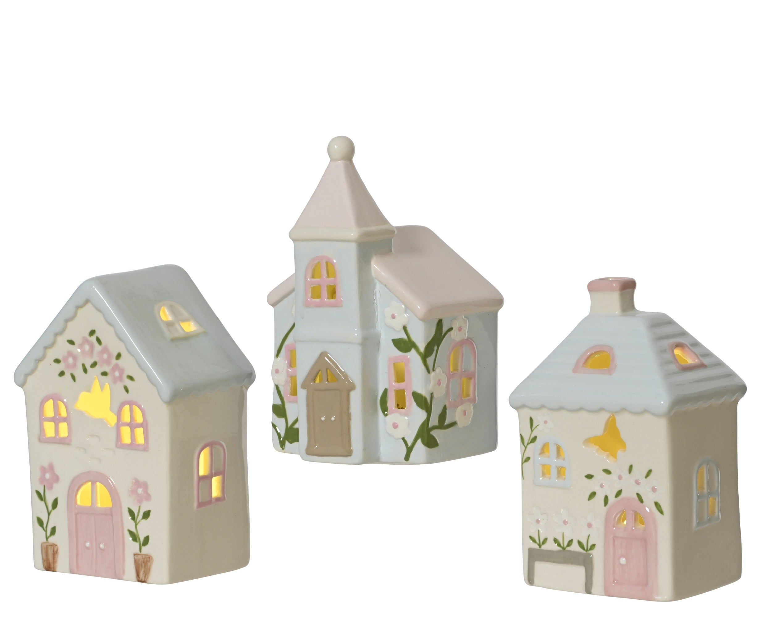 Light up battery operated house