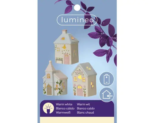 Light up battery operated house