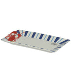 Rectangular lobster serving plate