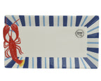 Rectangular lobster serving plate