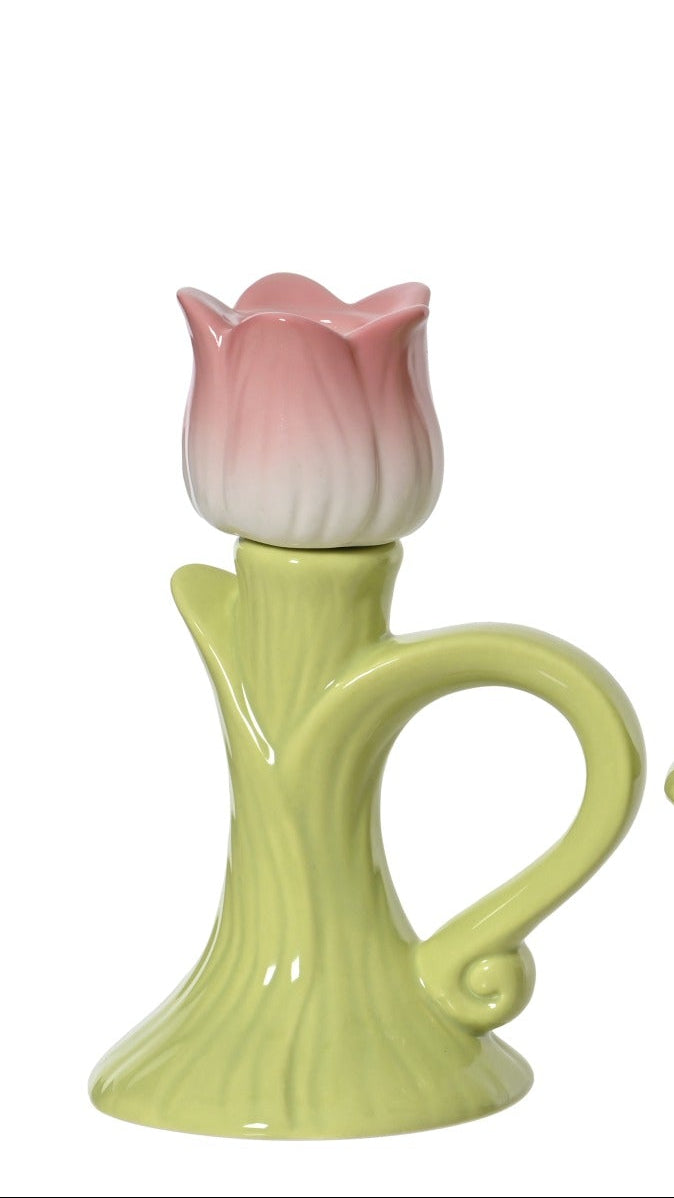 Tulip dinner candle holder