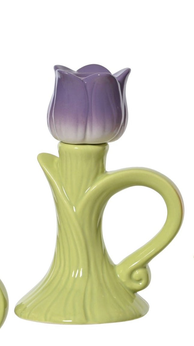 Tulip dinner candle holder