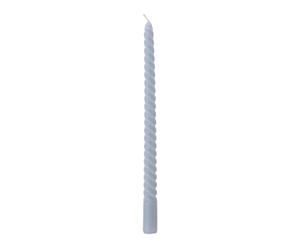 Light blue dinner candle