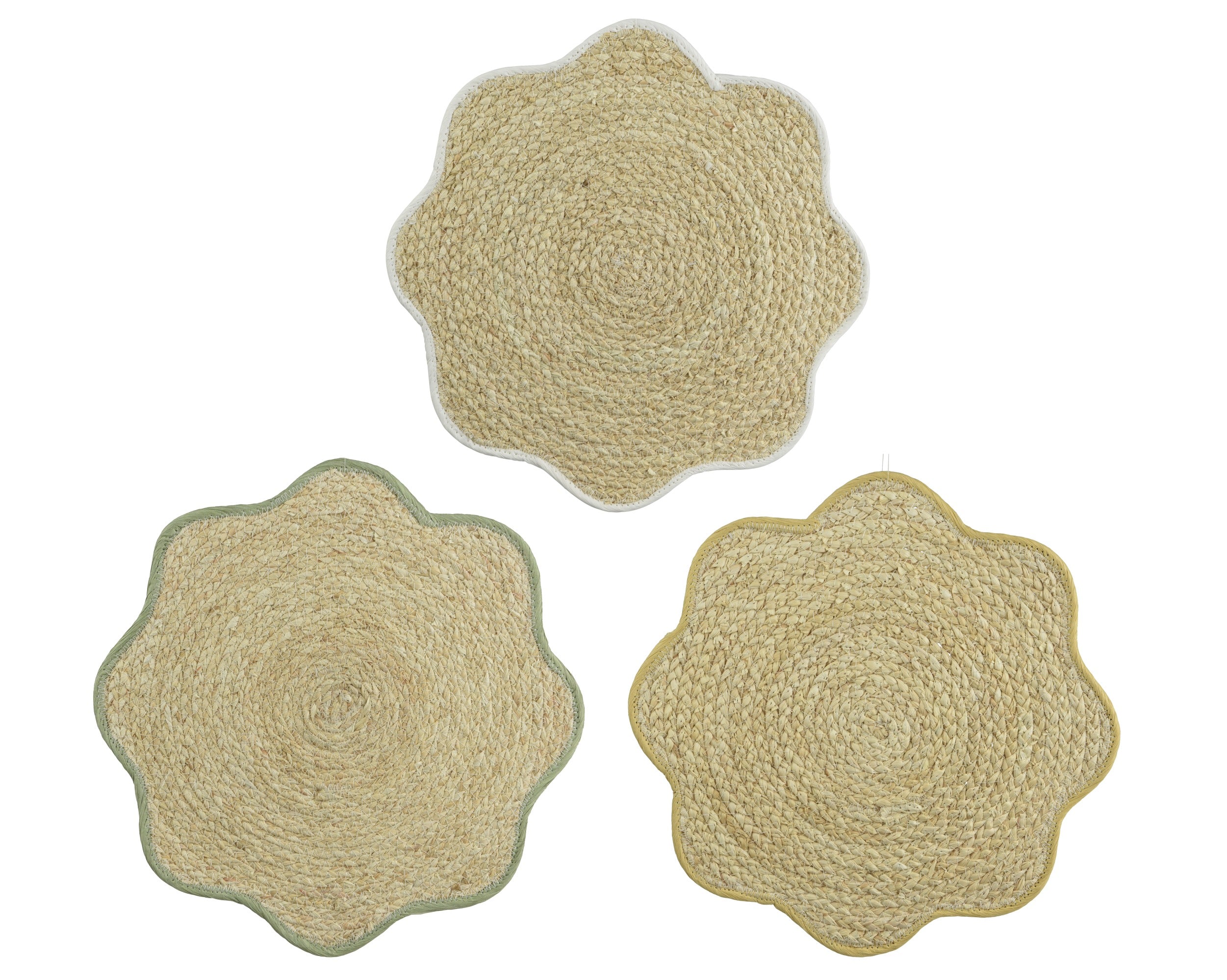 Cornleaf wavy edge placemat