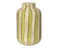 Striped crackled glaze and rustic vase