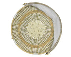 Seagrass food cover with net cover and clasp closure