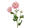 Pink dahlia triple head spray