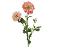 Peach dahlia triple head spray