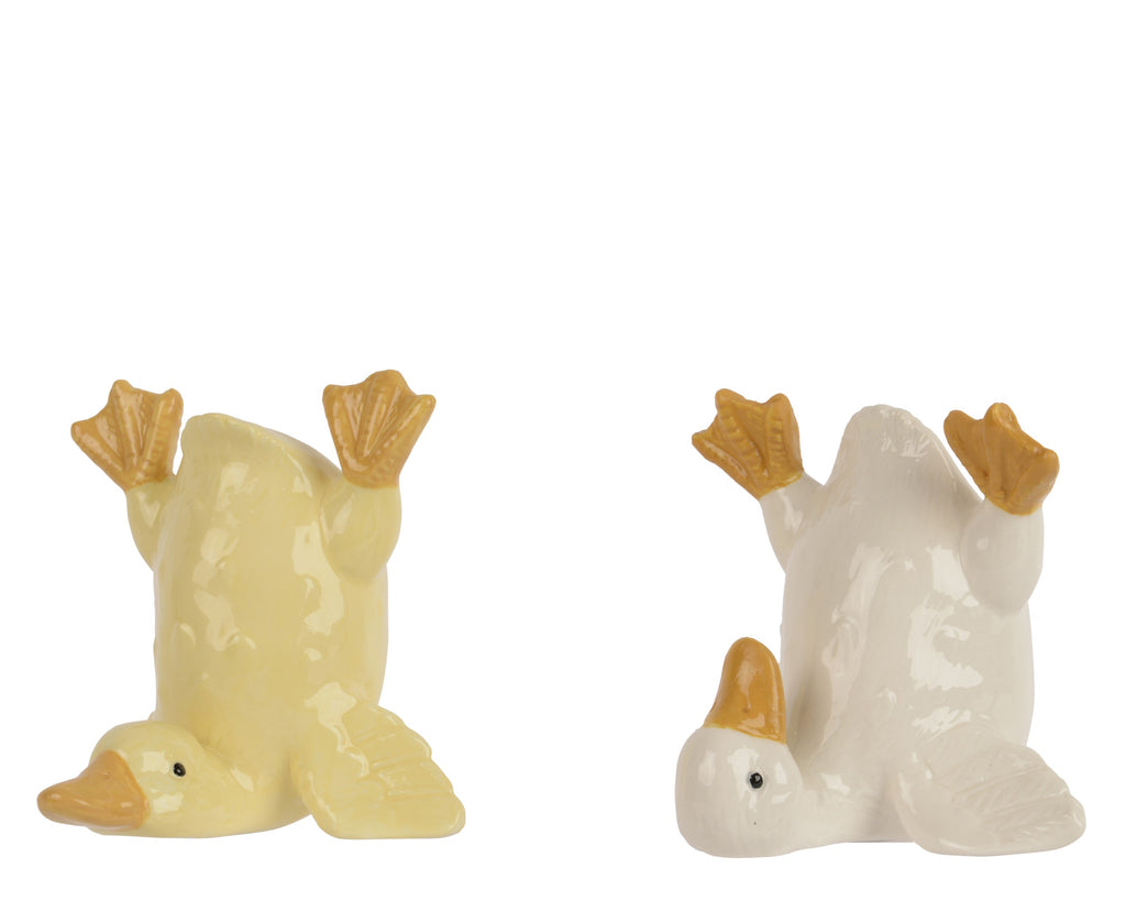 Porcelain duck ornament