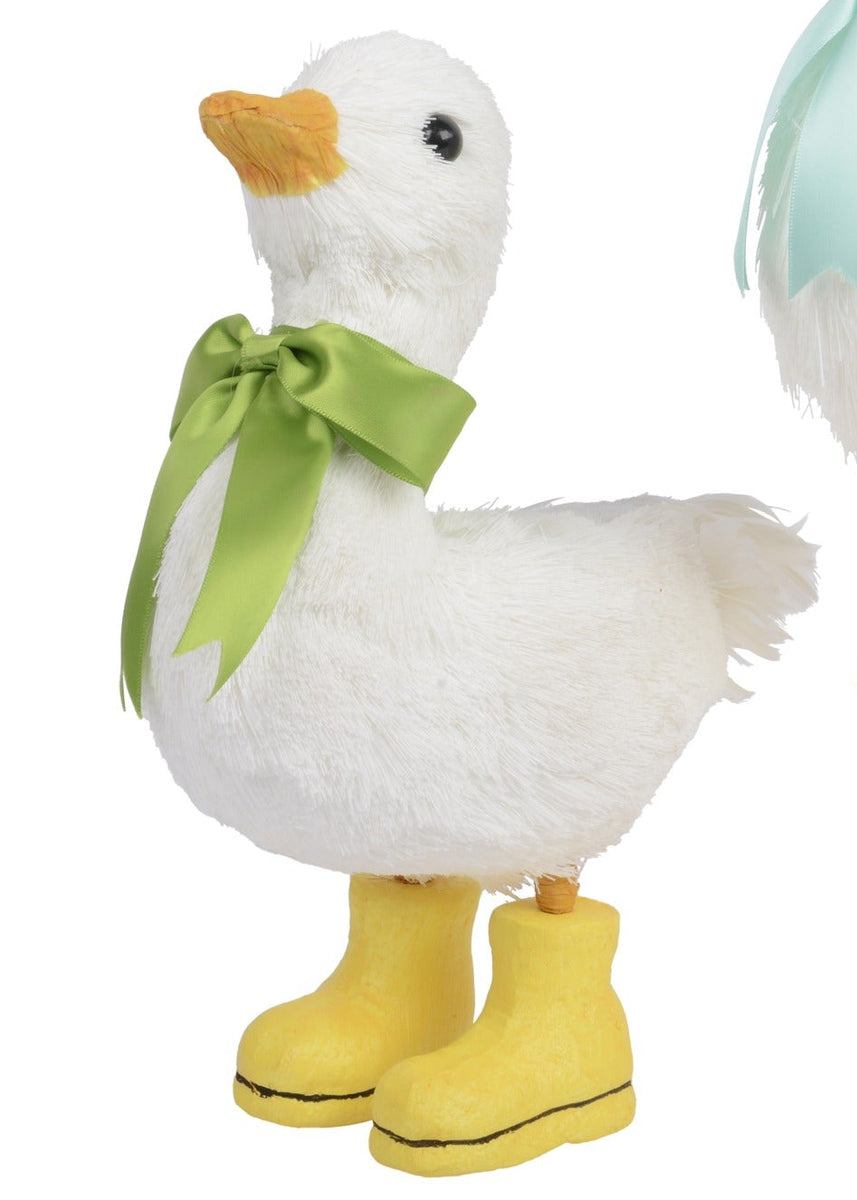 Cute duck with coloured ribbon | Easter decor | Osborne & Co.