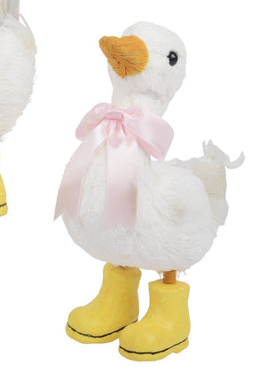 Cute duck with coloured ribbon | Easter decor | Osborne & Co.